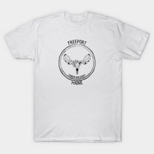 Freeport Maine Moose T-Shirt